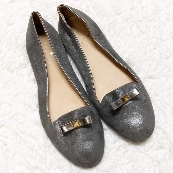 ❌SOLD❌ Kate Spade New York Metallic Smoking Loafer - Picture 2 of 8